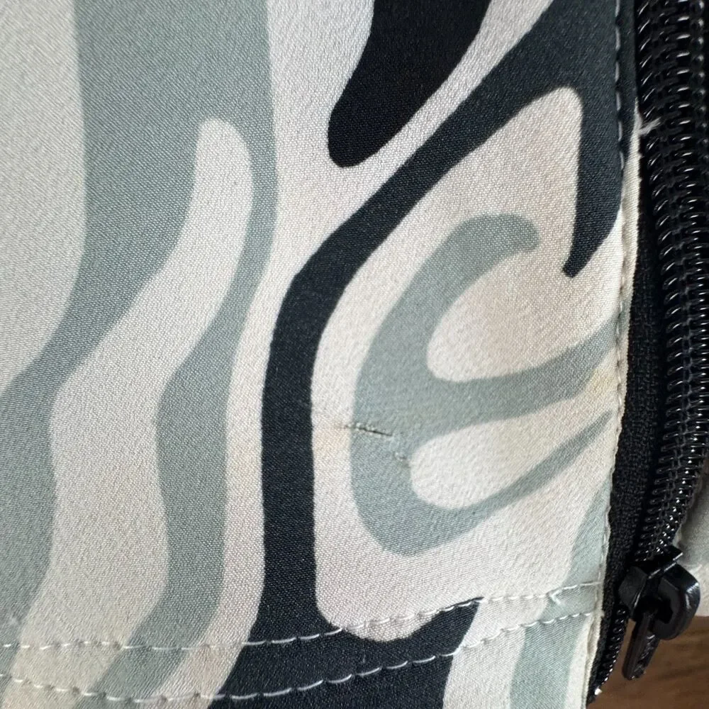 Bogner Fire + Ice Abstract Print Ski Pants Women's 10 Softshell Designer Snow